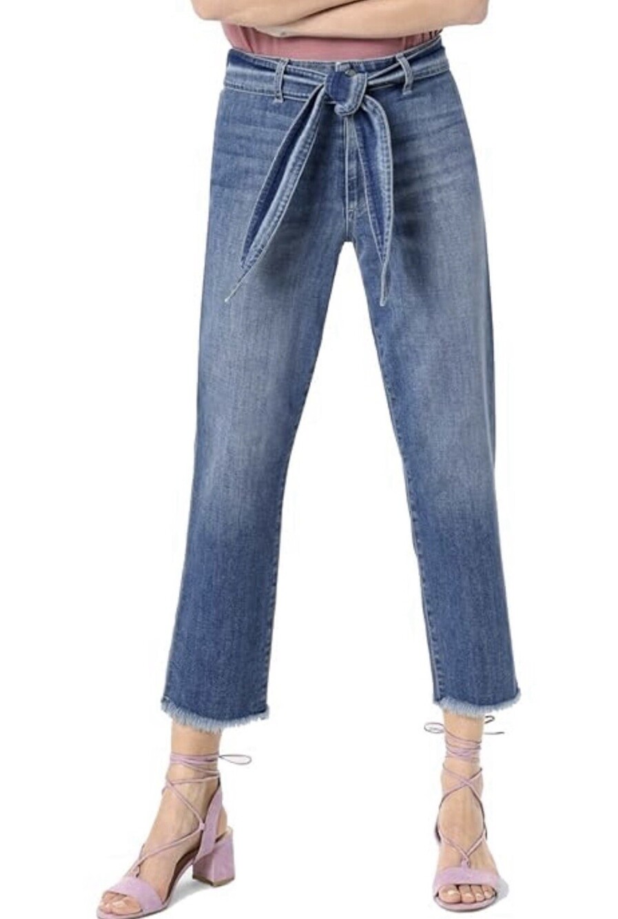 Joe's Jeans Womens Mom Jeans Raw Hem NEW Rare Color Baggy Wide Leg Crop